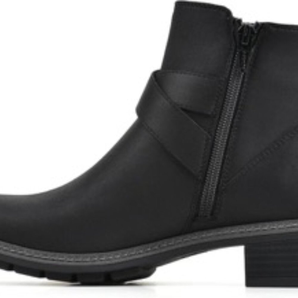 CLIFFS BY WHITE MOUNTAIN Women's Shoes Elie Stacked Heel Ankle Bootie Size 8 - Picture 4 of 7